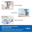 TP-Link Tapo C230 3K 5MP Starlight IR Wi-Fi Pan/Tilt AI Home Security Camera
