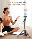 EUCOS 62" Phone Tripod and Selfie Stick