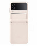 Samsung Galaxy Z Flip 4 Flap Leather Cover Peach