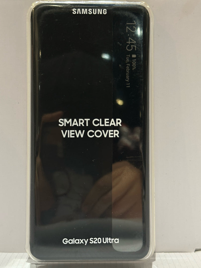 Samsung Smart Clear View Case for Samsung Galaxy S20 Ultra with Screen Protector