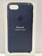 Apple iPhone 8 Leather Case Midnight Blue - Genuine