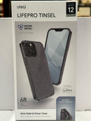 Uniq Apple iPhone 12 & 12 Pro Lifepro Tinsel Case - Smoke