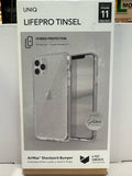 Uniq Apple iPhone 11 Pro Max Lifepro Tinsel Case - Lucent + Free Screen Protector
