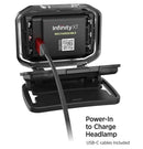 Infinity X1 1000L Dual Power Rechargeable Headlamp 3 Pack