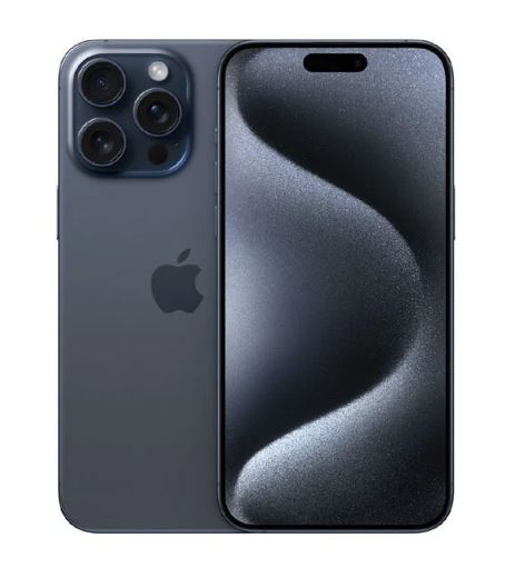 iphone 15 pro max blue titanium