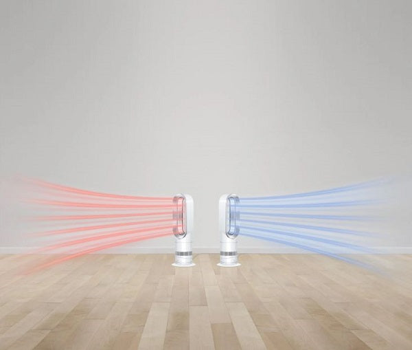 Dyson Hot+Cool™ Jet Focus fan heater (AM09} White/Silver