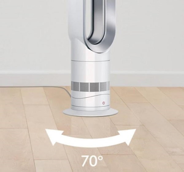 Dyson Hot+Cool™ Jet Focus fan heater (AM09} White/Silver