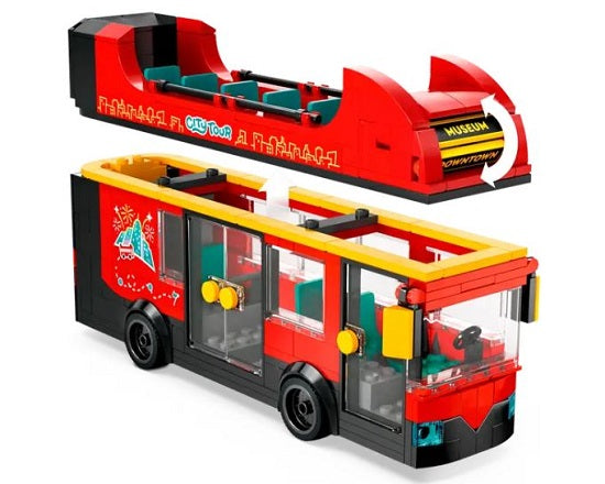 LEGO City 60407 Red Double-decker Sightseeing Bus