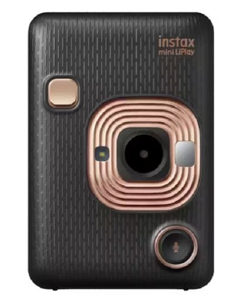 Instax Mini LiPlay Instant Camera Elegant Black (Films are not Included)