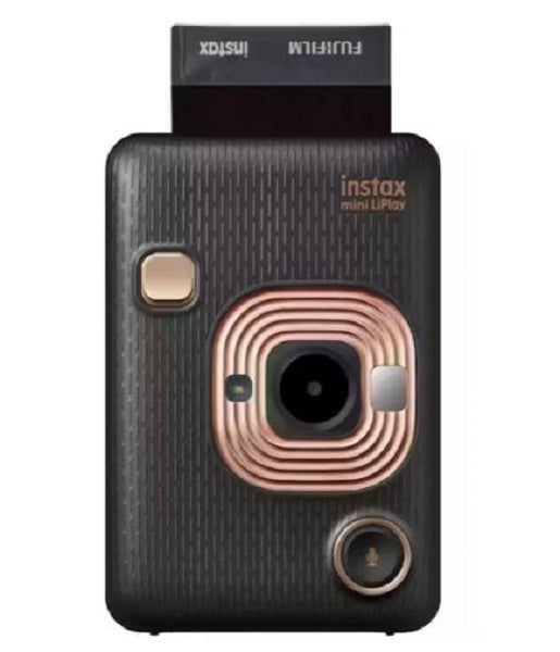 Instax Mini LiPlay Instant Camera Elegant Black (Films are not Included)