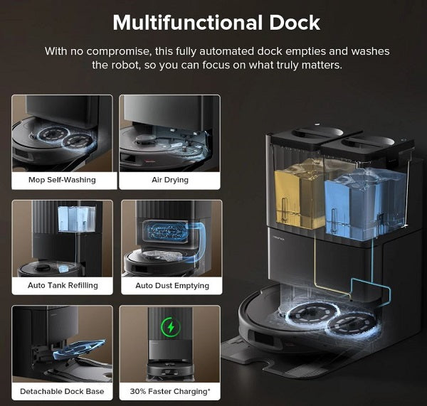 Roborock Qrevo L Robot Vacuum Cleaner Black