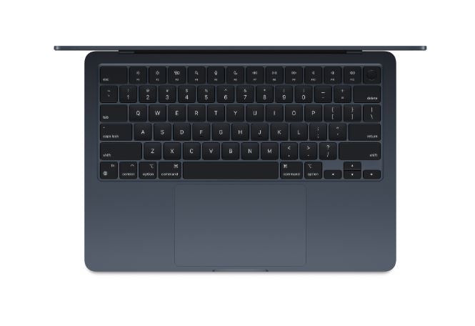 MacBook Air M3 in Midnight color