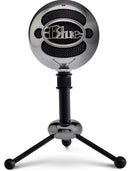 Blue Snowball USB Microphone - Brushed Aluminium with Stand