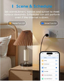 meross Mini Smart Plug with Energy Monitor WiFi Outlet Socket 10A - 2 Pack