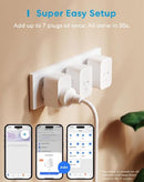 meross Mini Smart Plug with Energy Monitor WiFi Outlet Socket 10A - 2 Pack