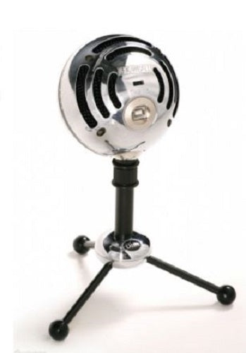 Blue Snowball USB Microphone - Brushed Aluminium with Stand