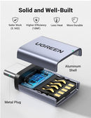 UGREEN USB C to USB Adapter 10Gbps, 2 Pack Type A Female to Type C Male Adaptor