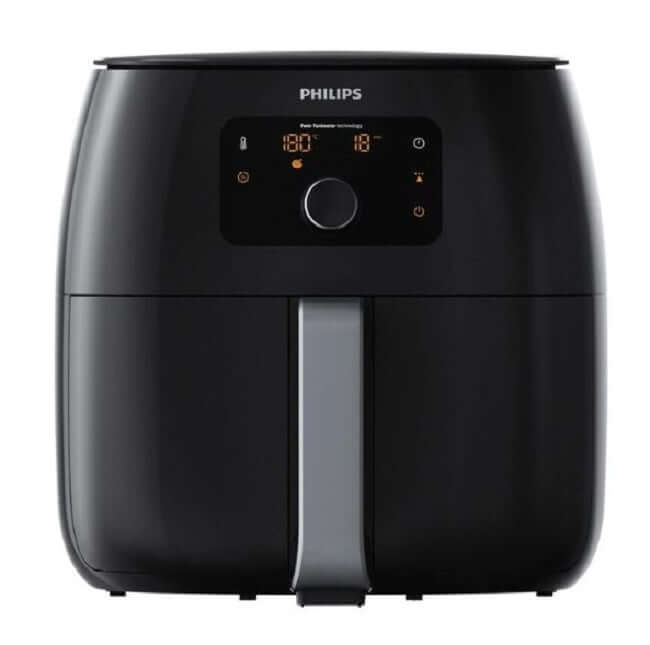 Philips Premium Airfryer XXL HD9651/91 with digital display for healthier frying and less oil.