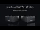 Netgear Nighthawk 2-Pack AX1800 Mesh WiFi 6 System MK62