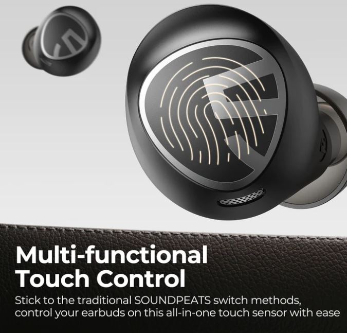 SoundPEATS Free2 Classic Wireless Earbuds Bluetooth V5.Earbuds