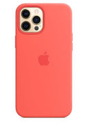 Apple iPhone 12 Pro Max Silicone Case MagSafe Genuine Pink Citrus