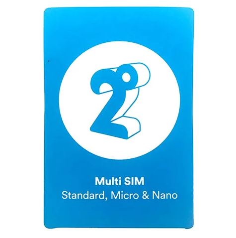 2degrees 3 in 1 sim card