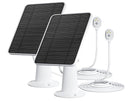 Solar Panel Charger 2Pack Compatible with Arlo Pro 5S/Pro 4/Pro 3/Pro 3 Floodlight/Ultra/Ultra