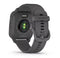 Garmin Venu SQ 2 Slate Aluminum Bezel with Shadow Gray Case and Silicone Band