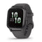 Garmin Venu SQ 2 Slate Aluminum Bezel with Shadow Gray Case and Silicone Band