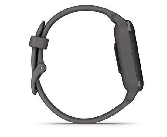 Garmin Venu SQ 2 Slate Aluminum Bezel with Shadow Gray Case and Silicone Band