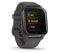 Garmin Venu SQ 2 Slate Aluminum Bezel with Shadow Gray Case and Silicone Band