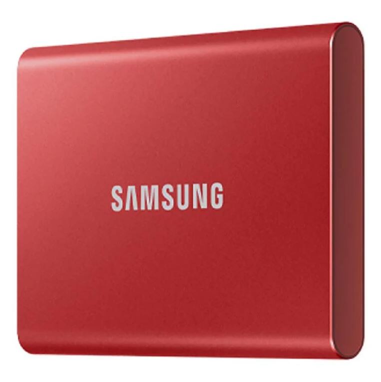 Samsung T7 Portable SSD - 1TB Metallic Red