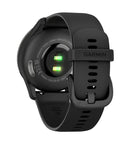 Garmin vivomove Trend Hybrid Smartwatch Slate Stainless Steel Bezel with Black