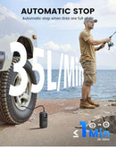 Lamicall Car Tyre Inflator Air Compressor 5x Faster Inflation 150psi