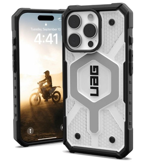 UAG Pathfinder MagSafe Case for iPhone 16 Pro / 16 Pro Max - Ice