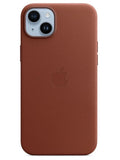 Apple iPhone 14 Plus Leather Genuine Case with MagSafe