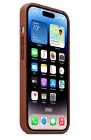 Apple iPhone 14 Pro / 14 Pro Max Leather Case with MagSafe - Umber