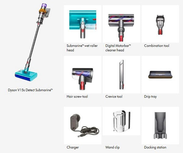 Dyson V15s Detect Submarine