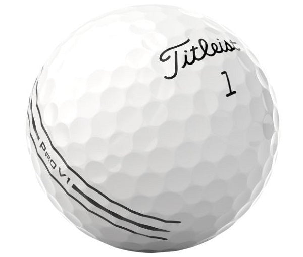 Titleist 2025 Pro V1 Enhanced Alignment White (12-ball pack)