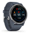 Garmin Venu 2 GPS Smart Watch Silver Bezel with Granite Blue Case Silicone Band