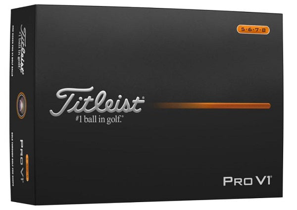 Titleist 2025 Pro V1 High No.(5.6.7.8) Golf Balls (12-ball pack)