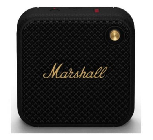 Marshall Willen Portable Bluetooth Speaker (Black and Brass)