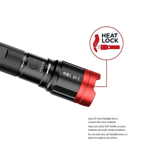 Infinity X1 Dual Power Rechargeable Flashlight 5000 Lumens