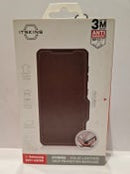 ITSKINS Samsung S21+ Hybrid Folio Leather Drop Protection Bookcase - Brown