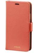 Dbramante1928 Apple iPhone Xs Max Milano Leather Wallet Case Rusty Rose
