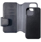 Mobling Apple iPhone 13 Pro 2 in 1 Black Wallet Case