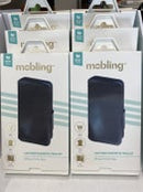 Mobling Apple iPhone 13 Pro Max 2 in 1 Black Wallet Case