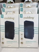 Mobling Apple iPhone 13 Pro Max 2 in 1 Black Wallet Case