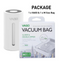 Vago Vacuum Bag (Small + Medium Bag) + Portable USB Powered Vacuum Device