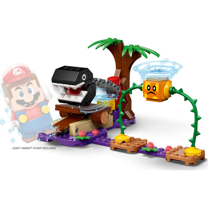 LEGO Super Mario 71381 Chain Chomp Jungle Encounter Expansion Set (Mario Not included)